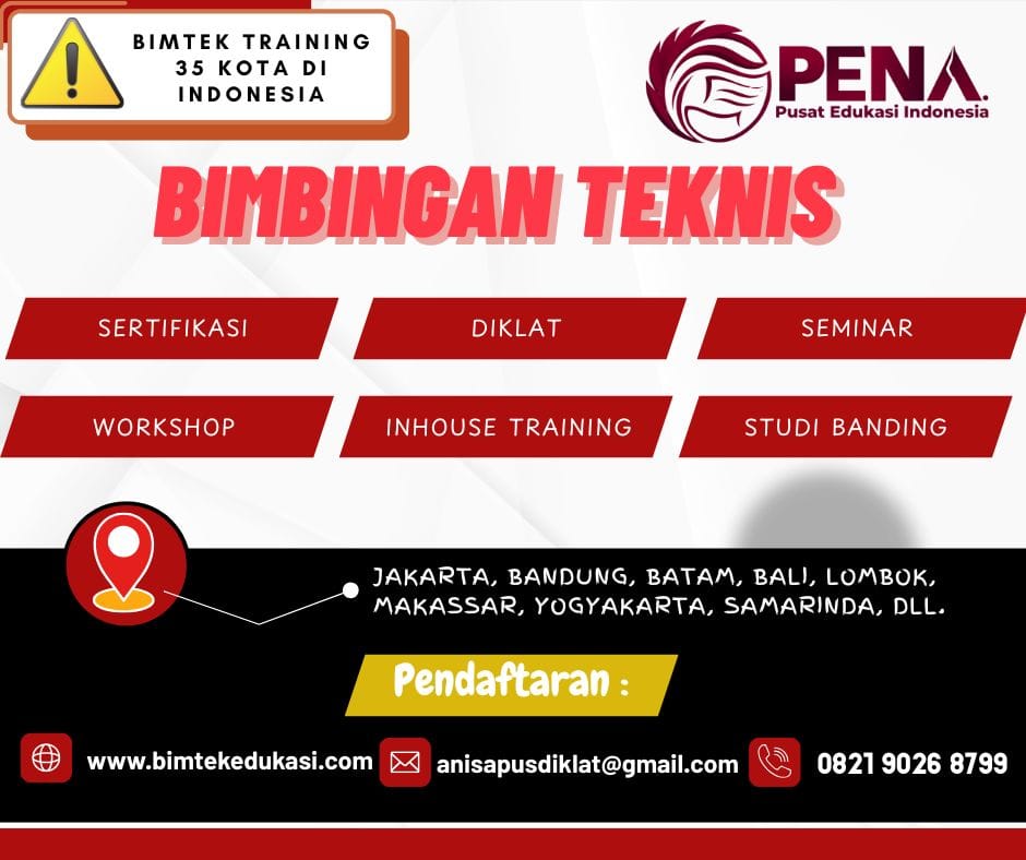 Bimtek Sistem dan Prosedur Dalam Pengelolaan Keuangan Daerah - @BIMTEKEDUKASI 2025