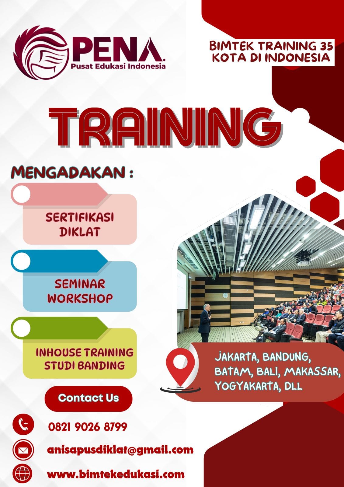 Info Training Manajemen Gudang Bahan Baku, Barang Jadi, dan Barang Tidak Laku @bimtekedukasi 2025 - 2026 Info Training Manajemen Gudang Bahan Baku, Barang Jadi, dan Barang Tidak Laku @bimtekedukasi 2025 - 2026