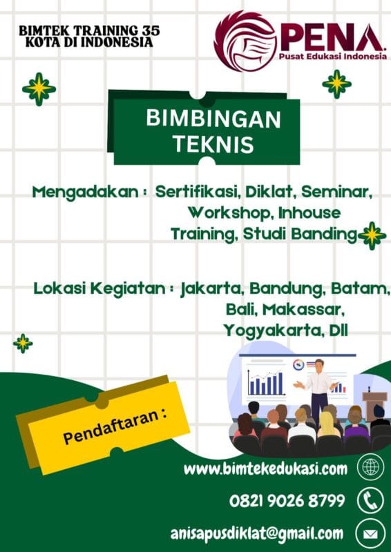 Bimtek/Diklat Tata Cara Penghitungan, Penganggaran Dalam Anggaran Pendapatan Dan Belanja Daerah, Dan Tertib Administrasi Pengajuan, Penyaluran, Dan Laporan Pertanggungjawaban Penggunaan Bantuan Keuangan Partai Politik Sesuai Permendagri Nomor 78 Tahun 2020 @bimtekedukasi 2025