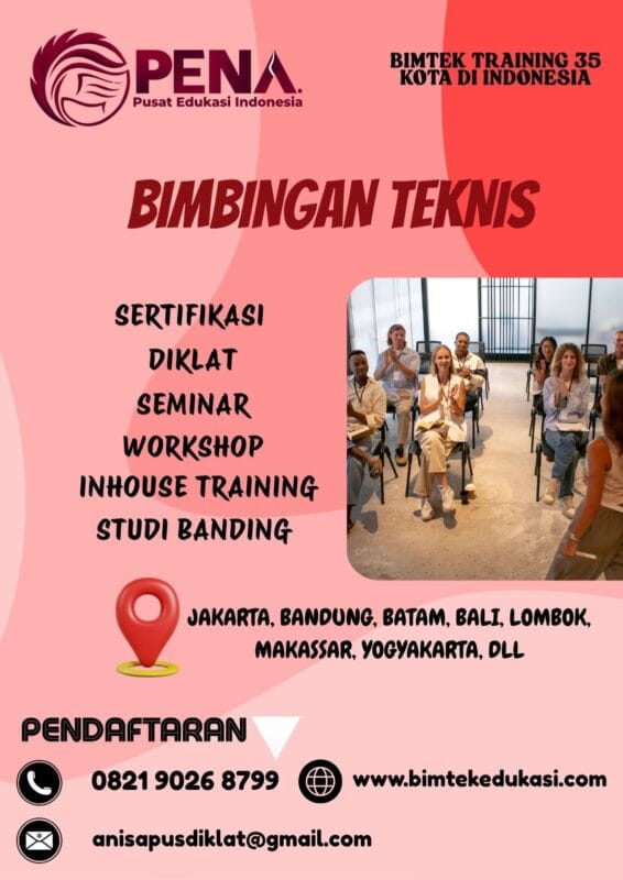 Info Bimtek Membangun Opini Publik yang Positif melalui Kehumasan Proaktif @bimtekedukasi 2025 - 2026