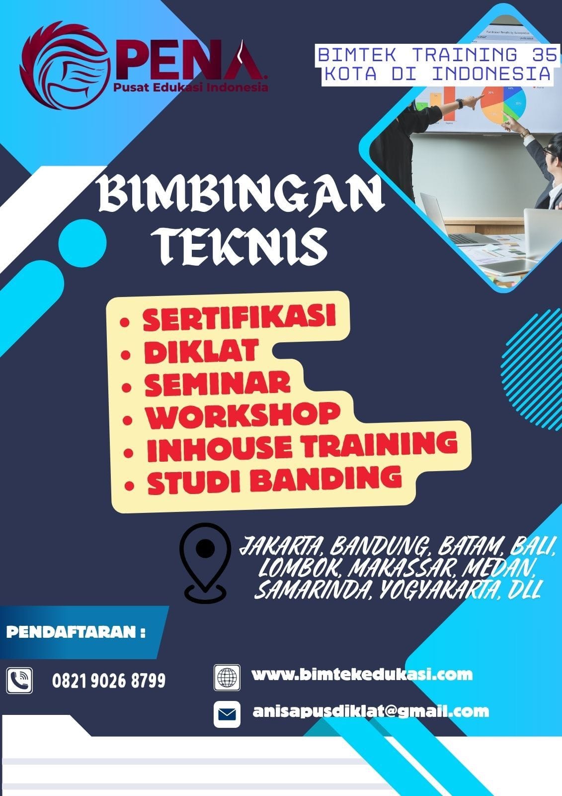 Bimtek/Diklat Pedoman Pelaksanaan Sistem Akuntabilitas Kinerja Instansi Pemerintah (SAKIP) Dan Penyusunan Laporan Akuntabilitas Kinerja Instansi Pemerintah (LAKIP) @bimtekedukasi 2025 Bimtek/Diklat Pedoman Pelaksanaan Sistem Akuntabilitas Kinerja Instansi Pemerintah (SAKIP) Dan Penyusunan Laporan Akuntabilitas Kinerja Instansi Pemerintah (LAKIP) @bimtekedukasi 2025