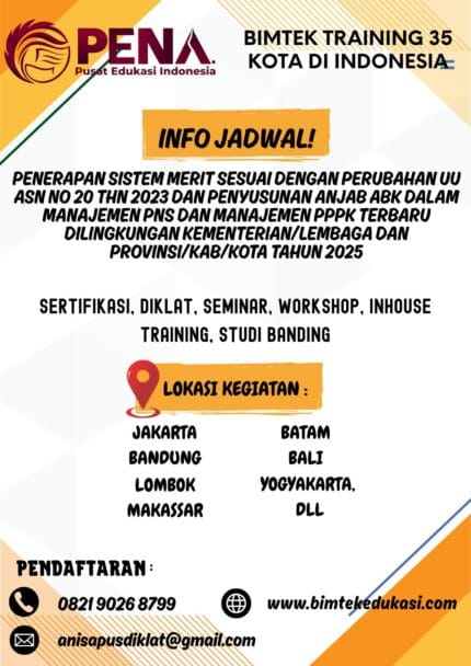 Bimtek Sistem Merit ASN dan ANJAB ABK