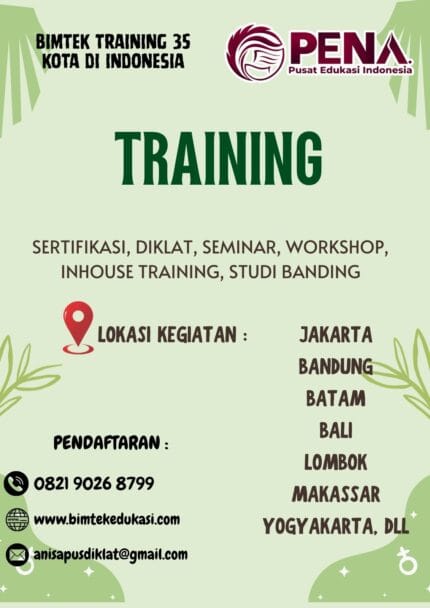 Training Penerapan SNI ISO/IEC 17025 Sampling Laboratorium