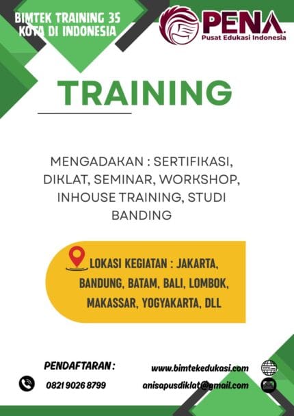 Training Penunjang Dokumen AMDAL: Persetujuan Teknis Untuk Air Limbah 2026-2027
