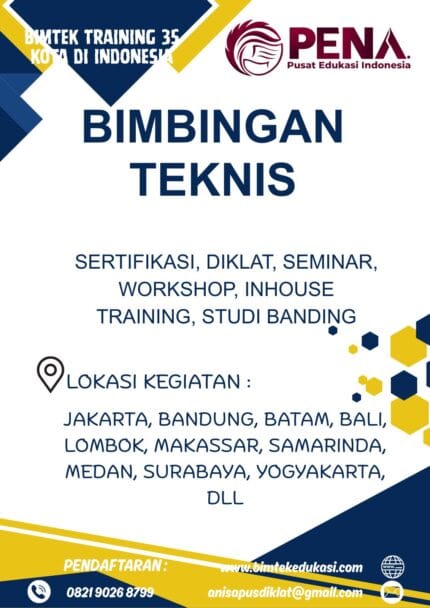 Bimtek Peningkatan Mutu dan Reakreditasi Rumah Sakit BLUD Berbasis SNARS Edisi Terbaru 2026-2027