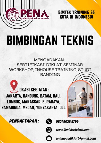 Bimtek Penyusunan Anjab untuk Jabatan Pimpinan Tinggi, Administrator, Pengawas, dan Pelaksana 2026–2027